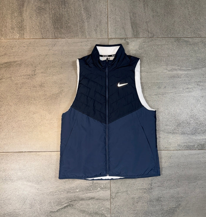 Nike Aerolayer Gilet & Phenom Pants Set 'Navy/Black'