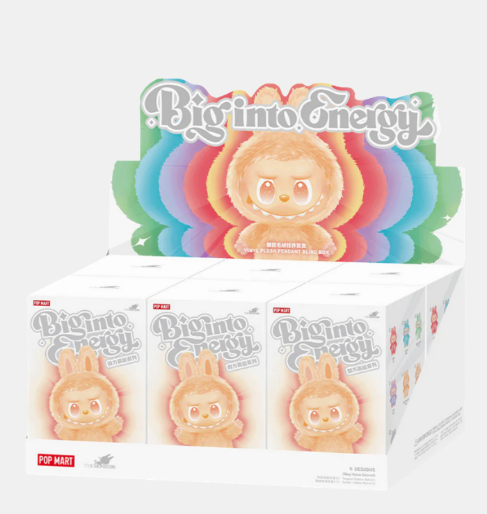 Pop Mart Labubu The Monsters Big into Energy Series Vinyl Plush Pendant Single Blind Box (Single)