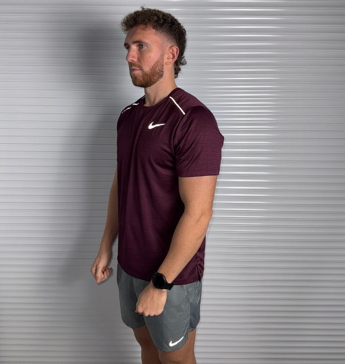 Nike Miler 1.0 T-Shirt 'Maroon'