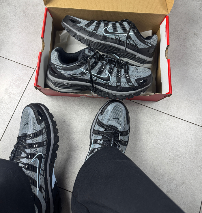 Nike P-6000 Cool Grey Black