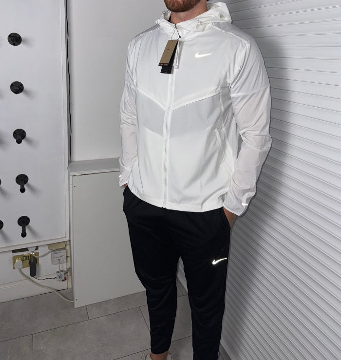 Nike Windrunner & Phenom Pants Set 'White/Black'