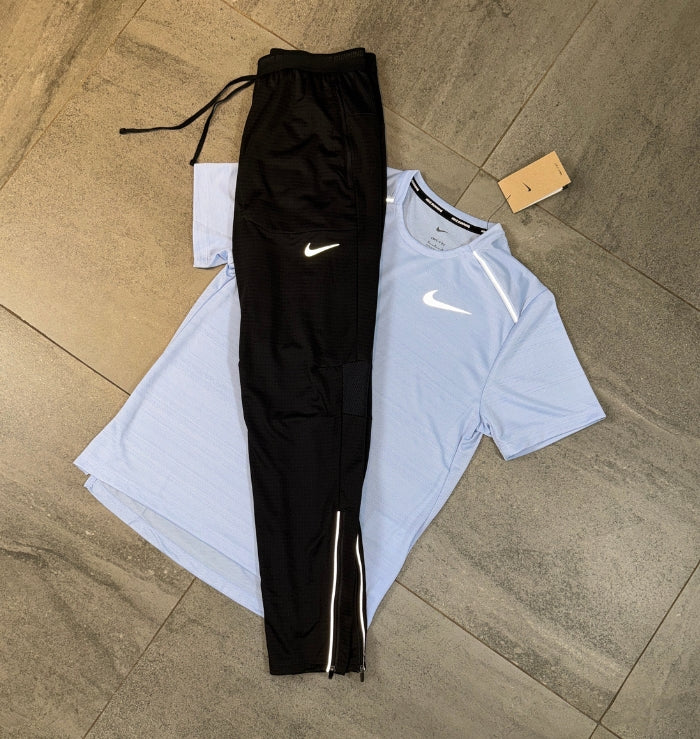 Nike Miler & Phenom Pants Set 'Cobalt Bliss/Black'