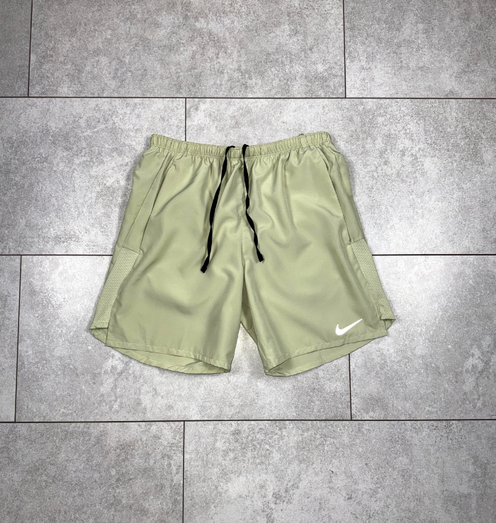 Nike Challenger 7 Inch Olive Aura Shorts
