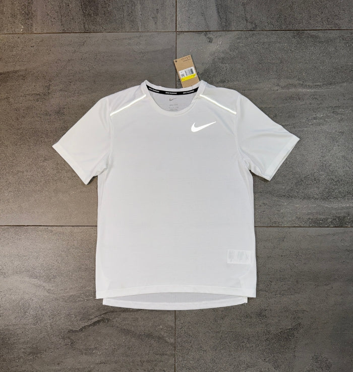 Nike Miler & Challenger Shorts Set 'White/Black'
