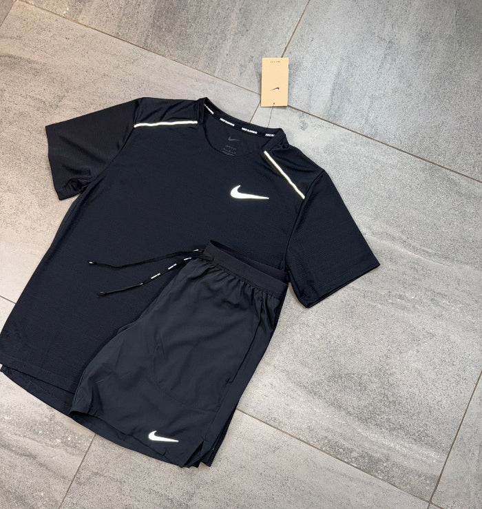 nike shorts and sweater set