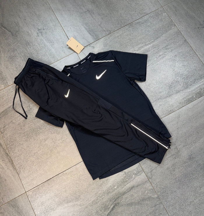 Nike Miler & Phenom Pants Set 'Black'