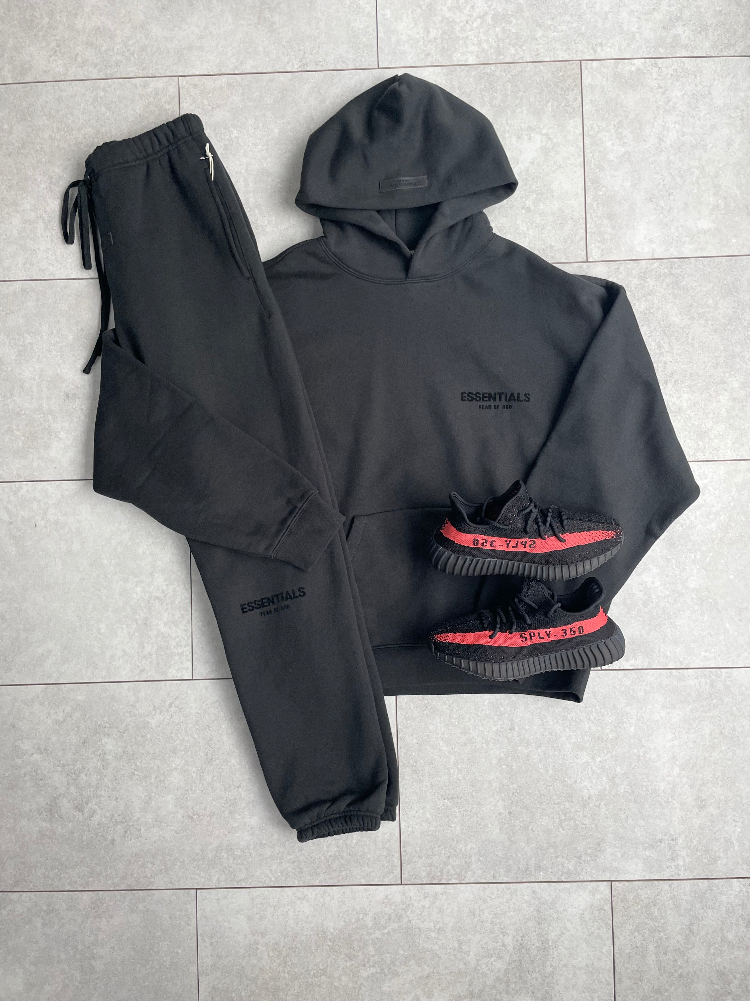 Fear of God Essentials Tracksuit 'Black' (SS22)