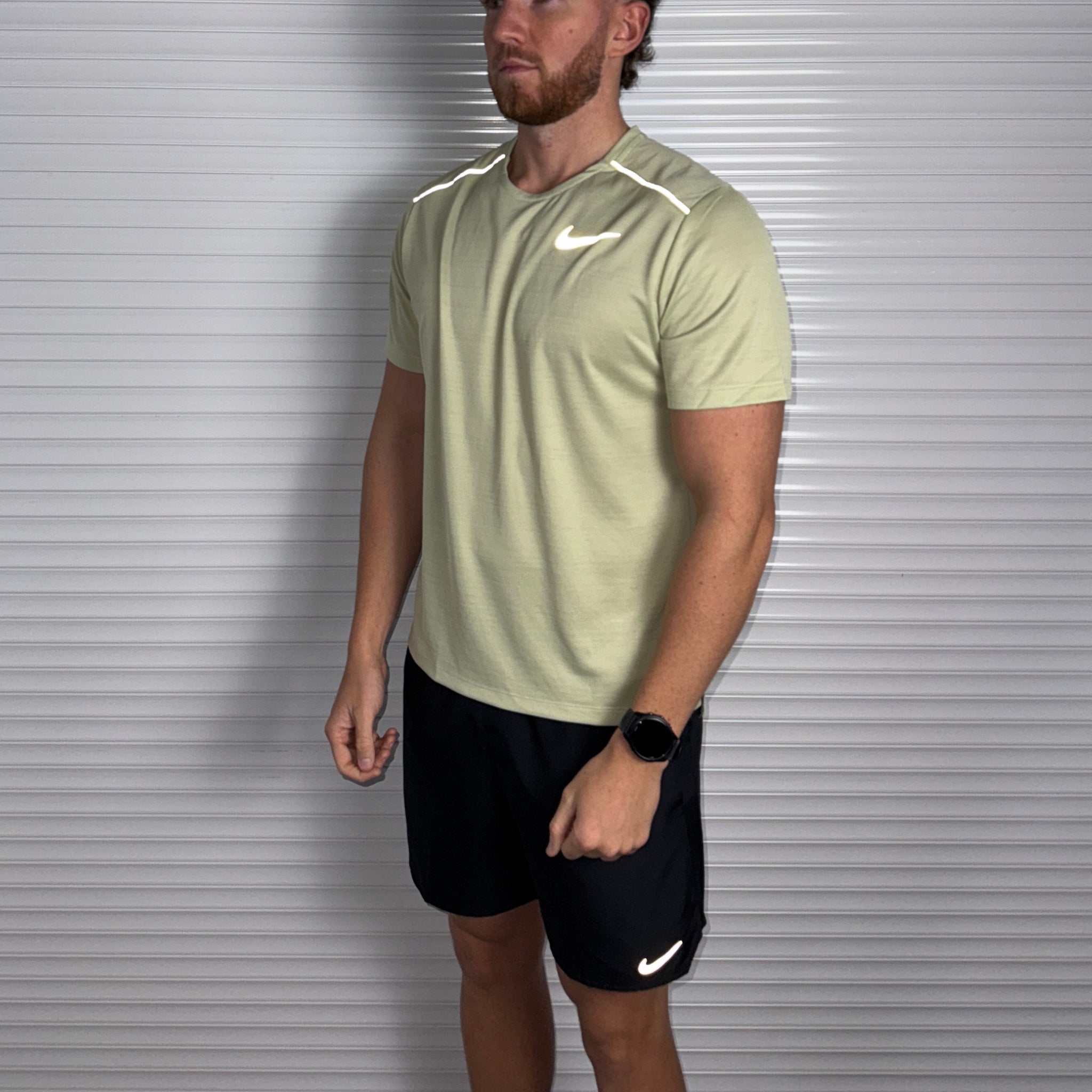 Nike Miler 1.0 T-Shirt 'Olive Aura'