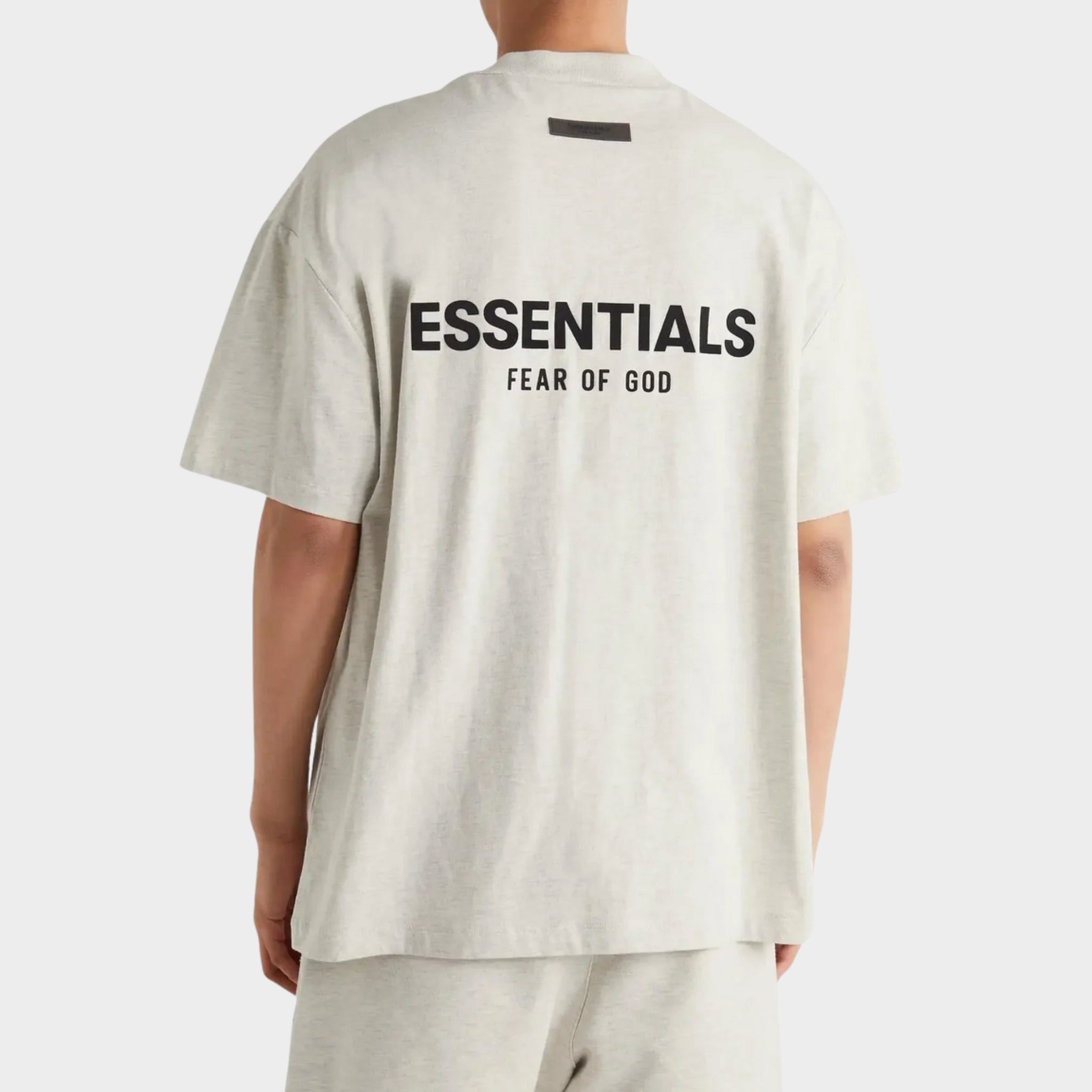 Fear of God Essentials T-Shirt 'Light Heather Oatmeal' (SS22)