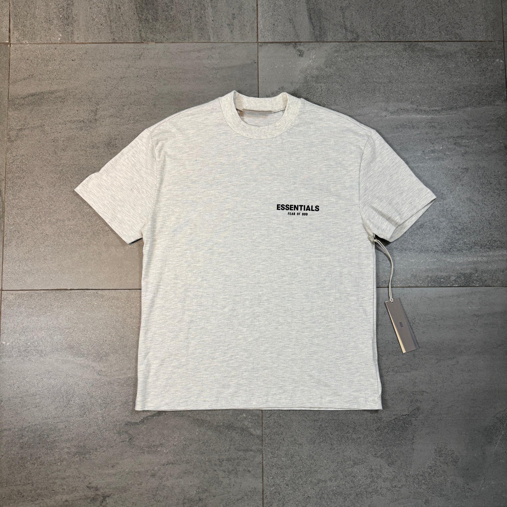 Fear of God Essentials T-Shirt 'Light Heather Oatmeal' (SS22)