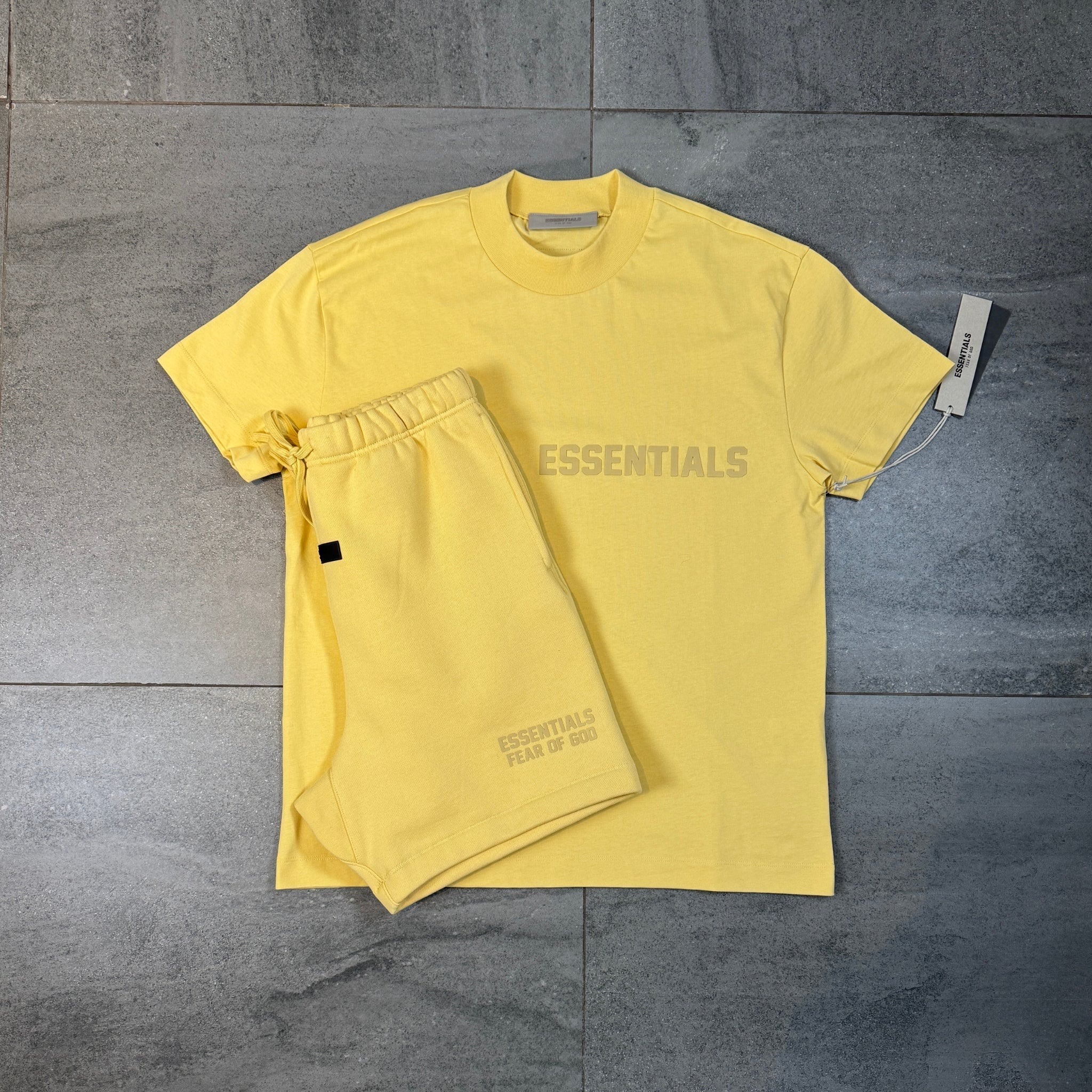Fear of God Essentials Short Set 'Light Tuscan' (SS23)