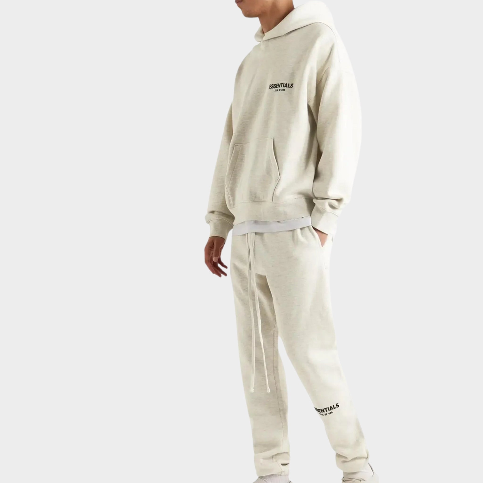 Fear of God Essentials Tracksuit 'Light Heather Oatmeal' (SS22)