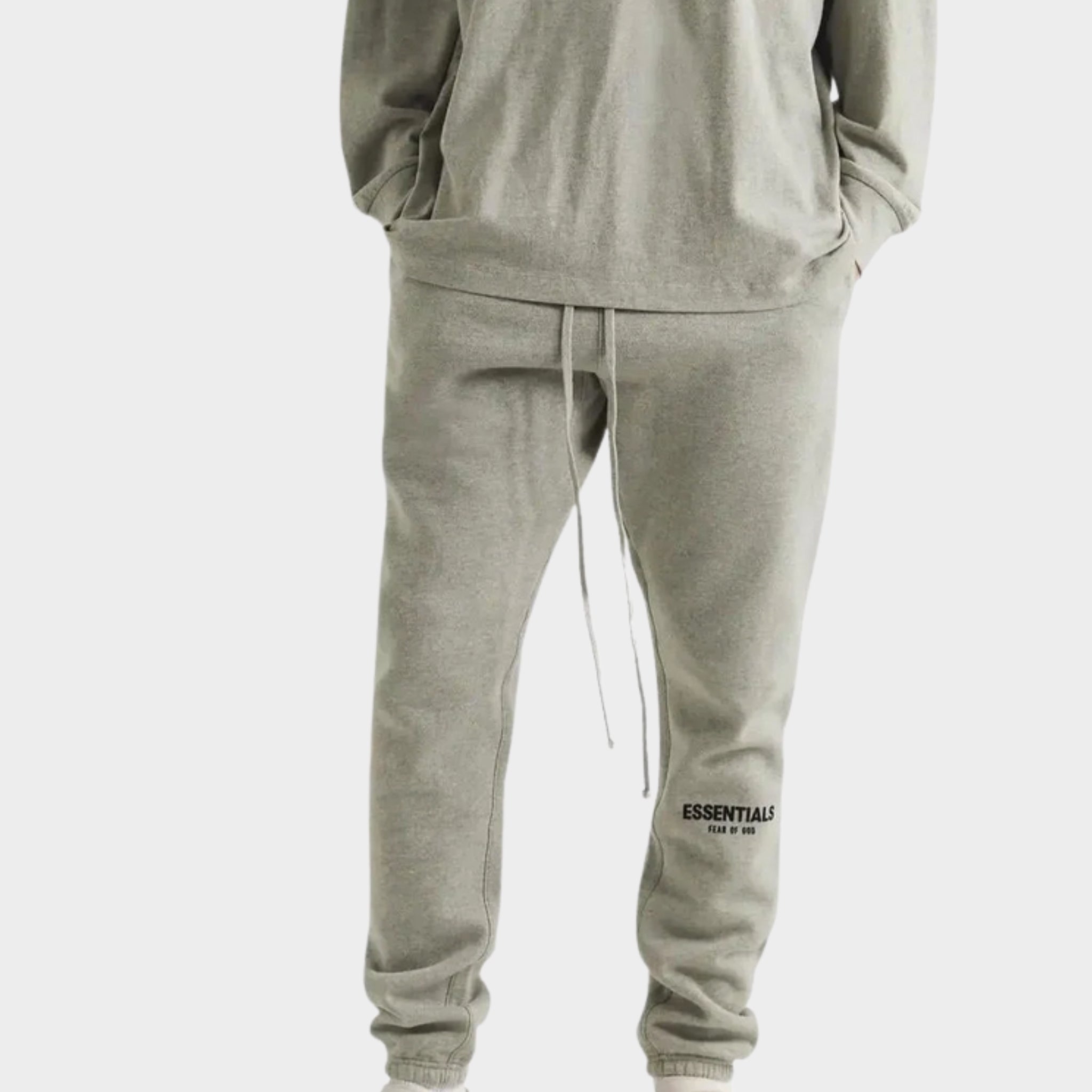 Fear of God Essentials Tracksuit 'Dark Heather Oatmeal' (SS22)