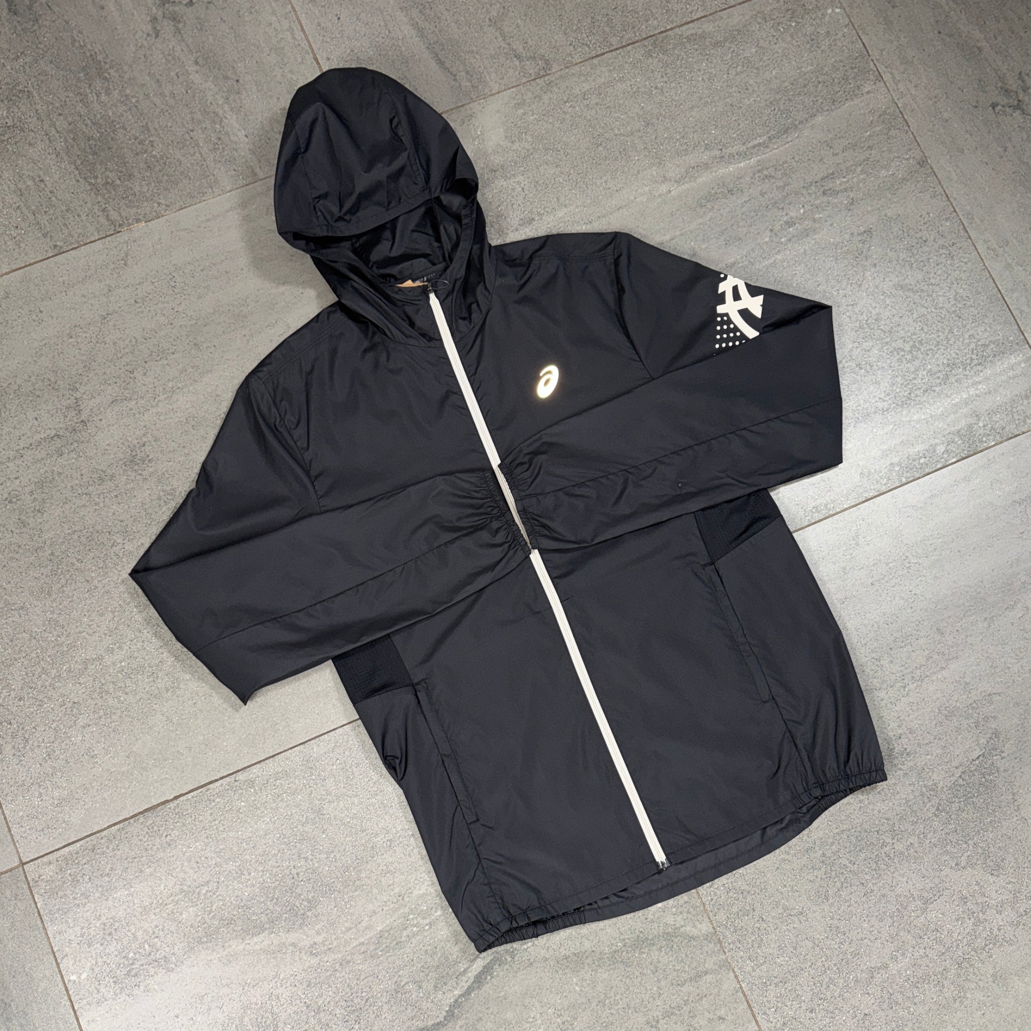 Asics Icon Jacket & Shorts Set 'Black'