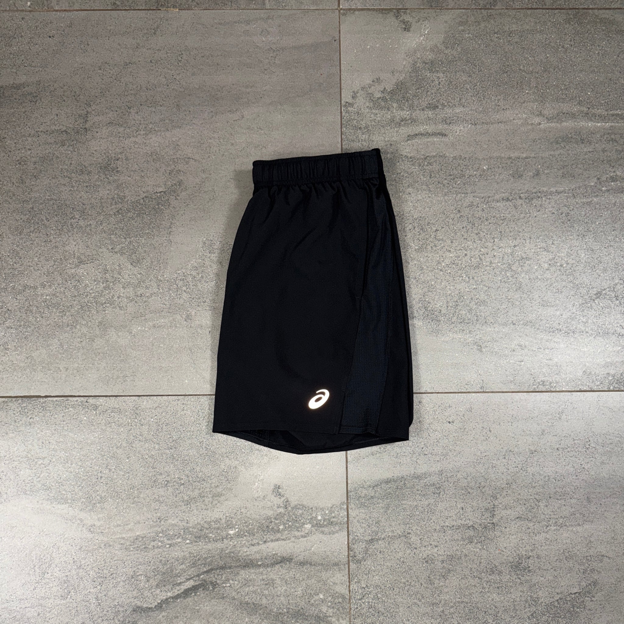 Asics Icon Jacket & Shorts Set 'Black'