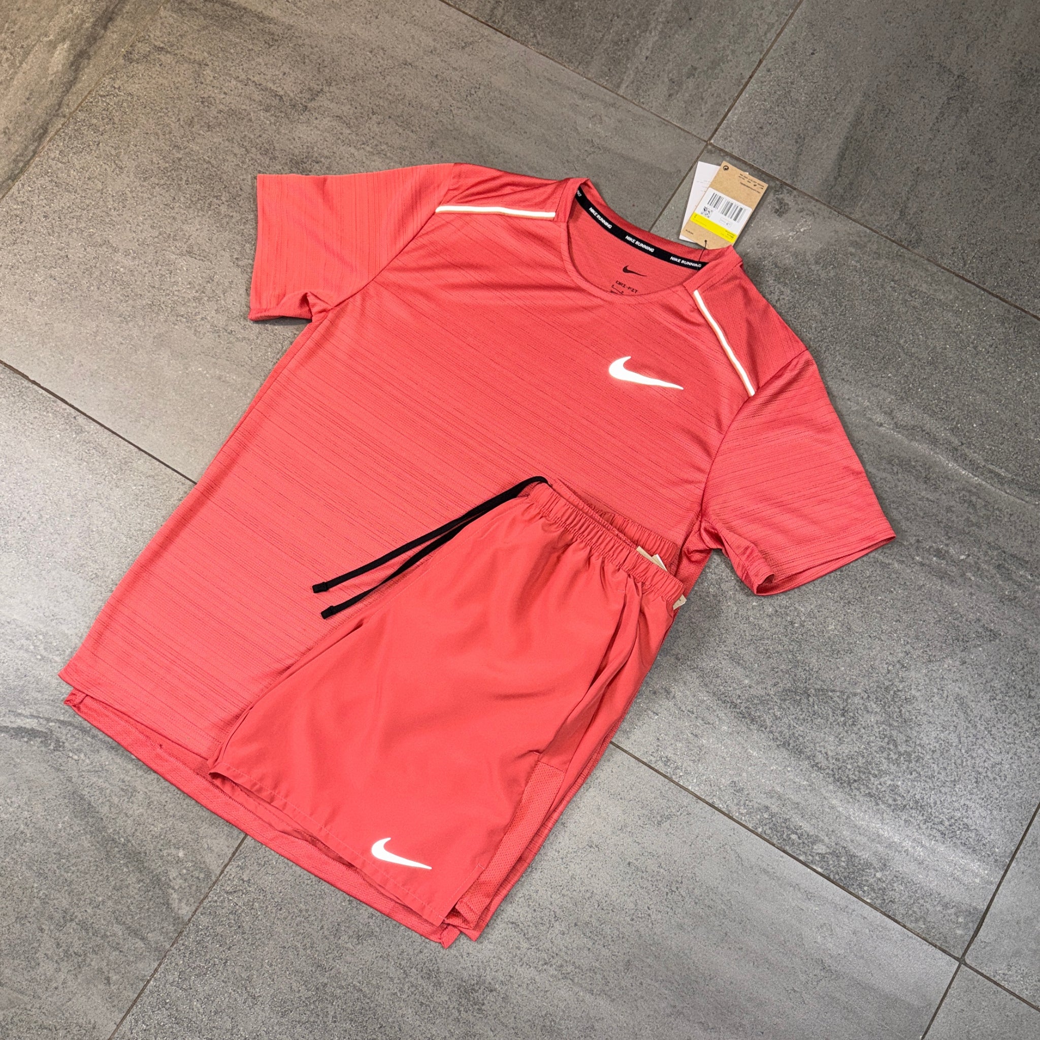 Nike Adobe Miler & Challenger Shorts Set 'Adobe'