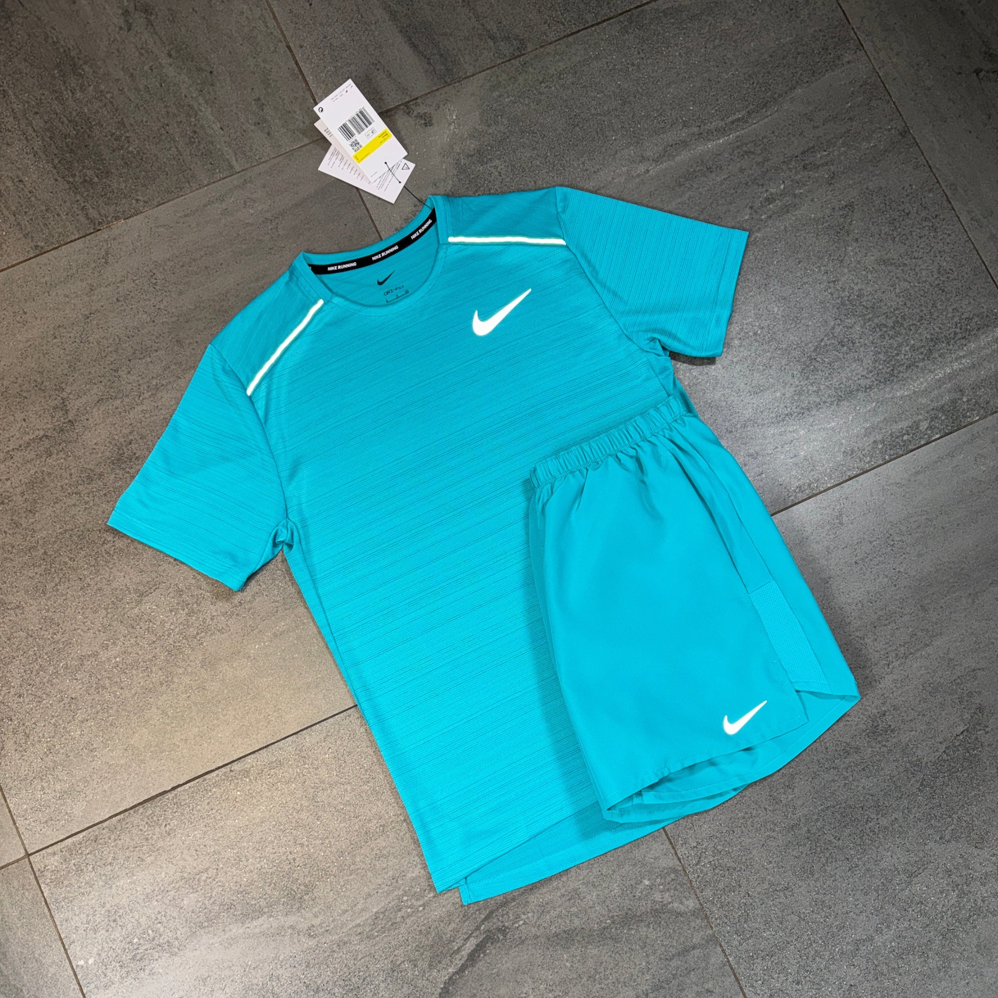 Nike Adobe Miler & Challenger Shorts Set 'Dusty Cactus'