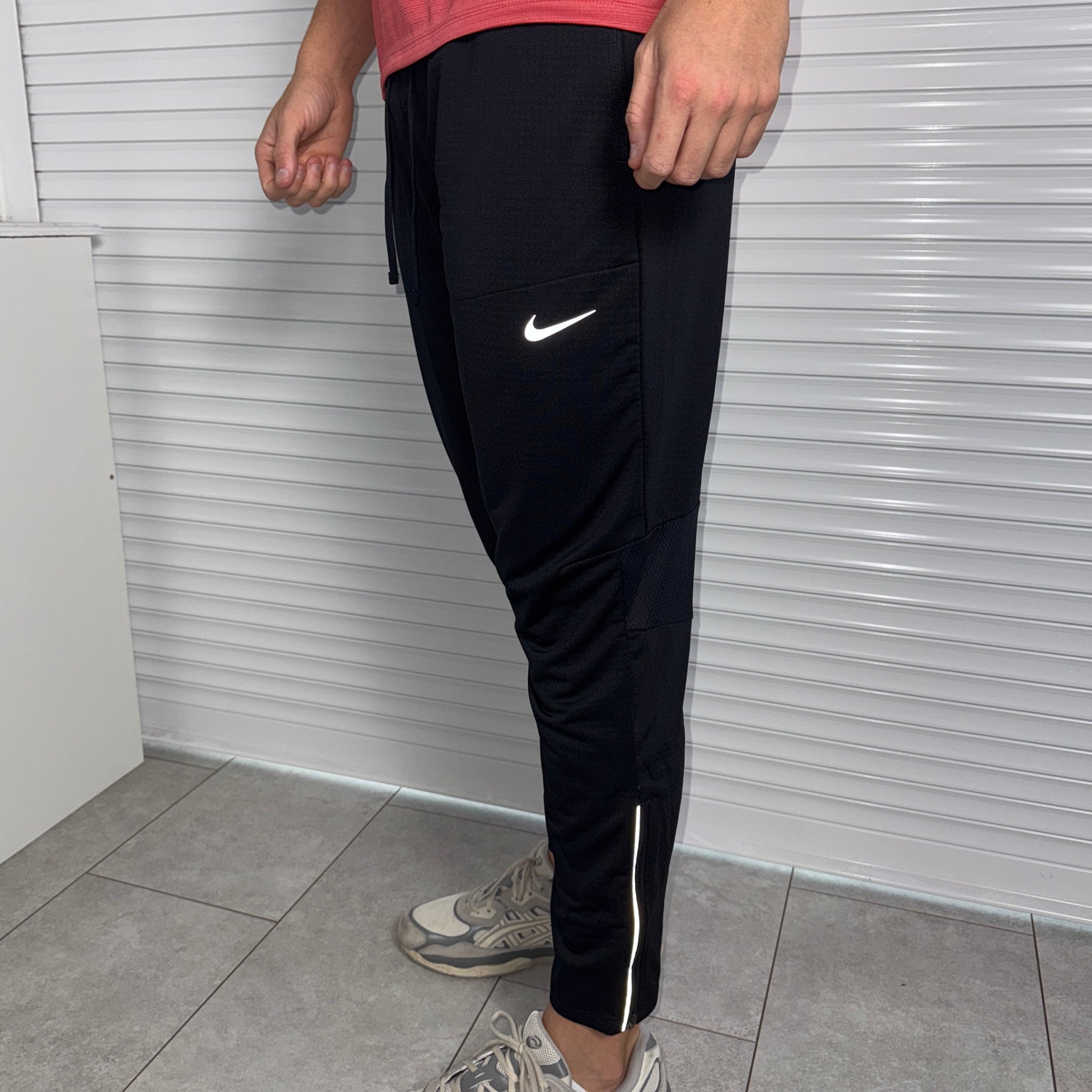 Nike Miler & Phenom Pants Set 'Olive Aura/Black'