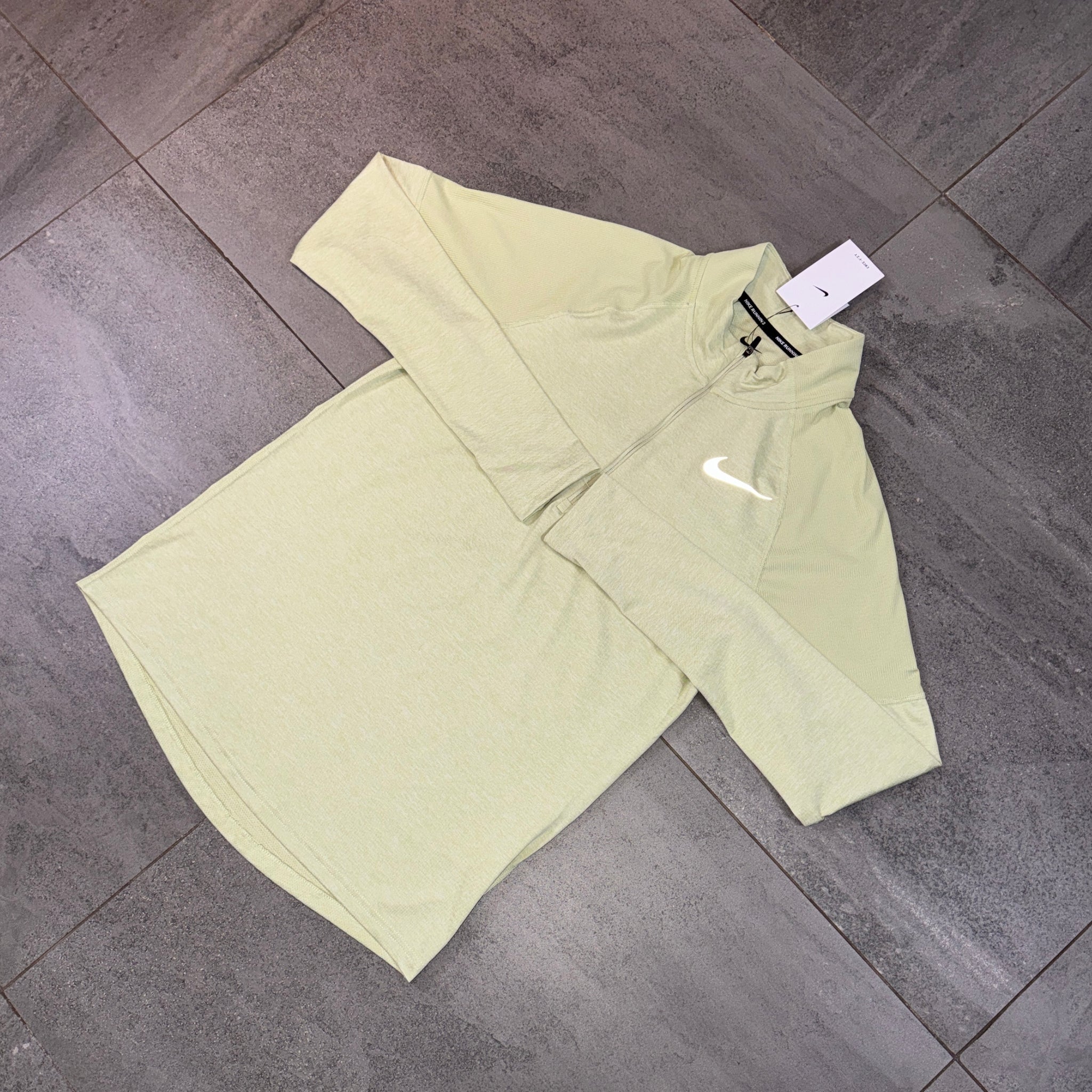 Nike 1/4 Running Top 'Olive Aura'