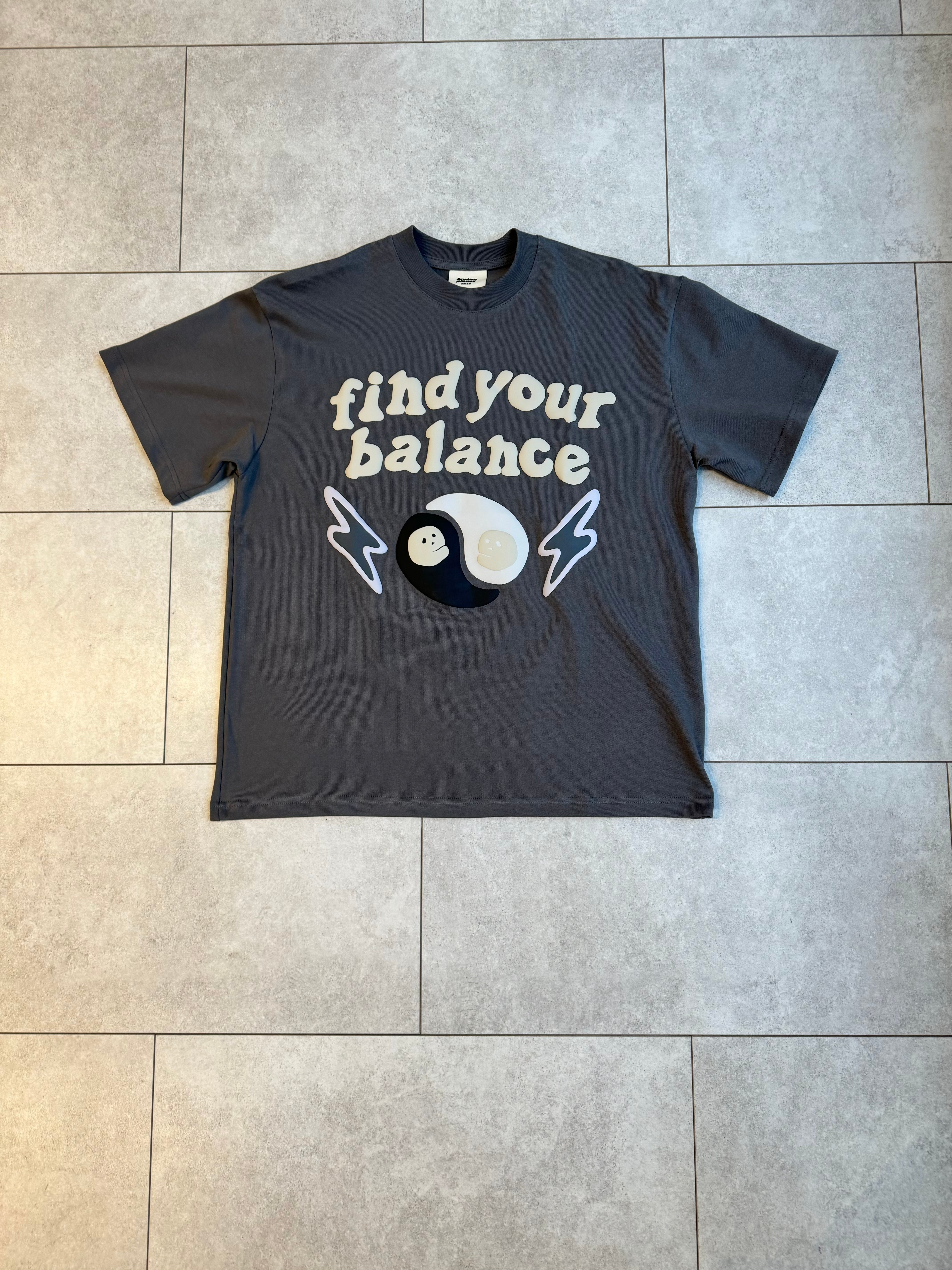 BPM 'Find Your Balance' Ash Grey T-Shirt