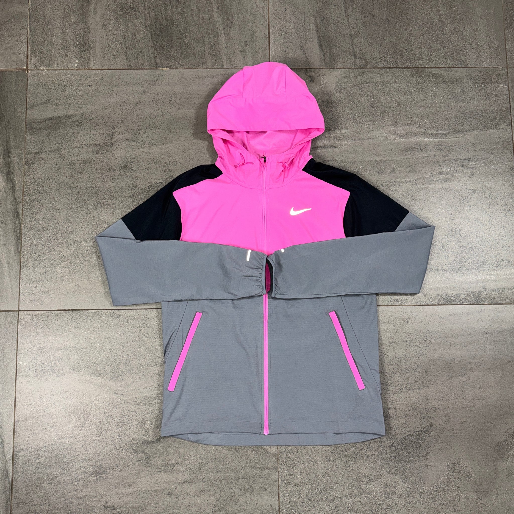 Nike Windrunner & Flex Shorts Set 'Playful Pink/Black'