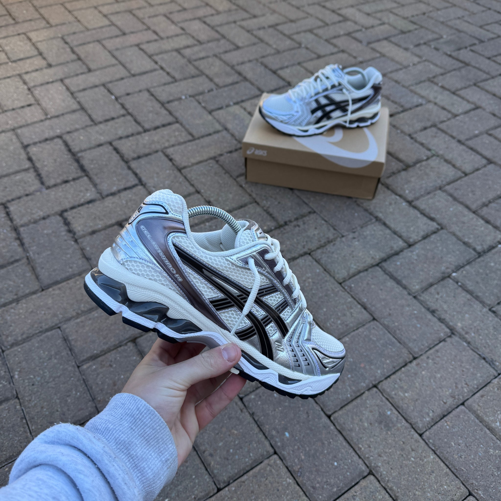 ASICS Gel-Kayano 14 'Cream Black Metallic Plum'