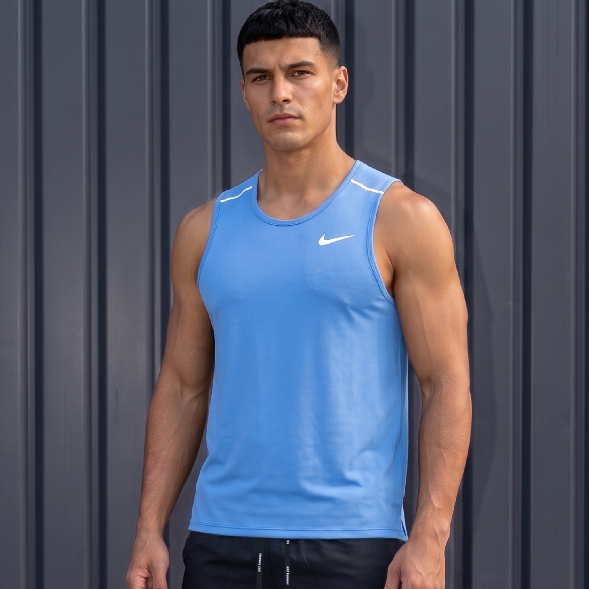 Nike Miler 2.0 Vest & Challenger Shorts Set 'Royal Pulse/Black'