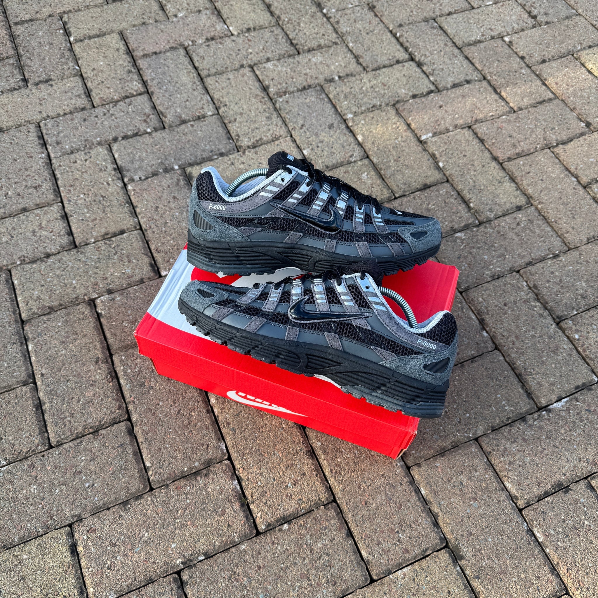 Nike P-6000 'Suede Anthracite Metallic Silver'