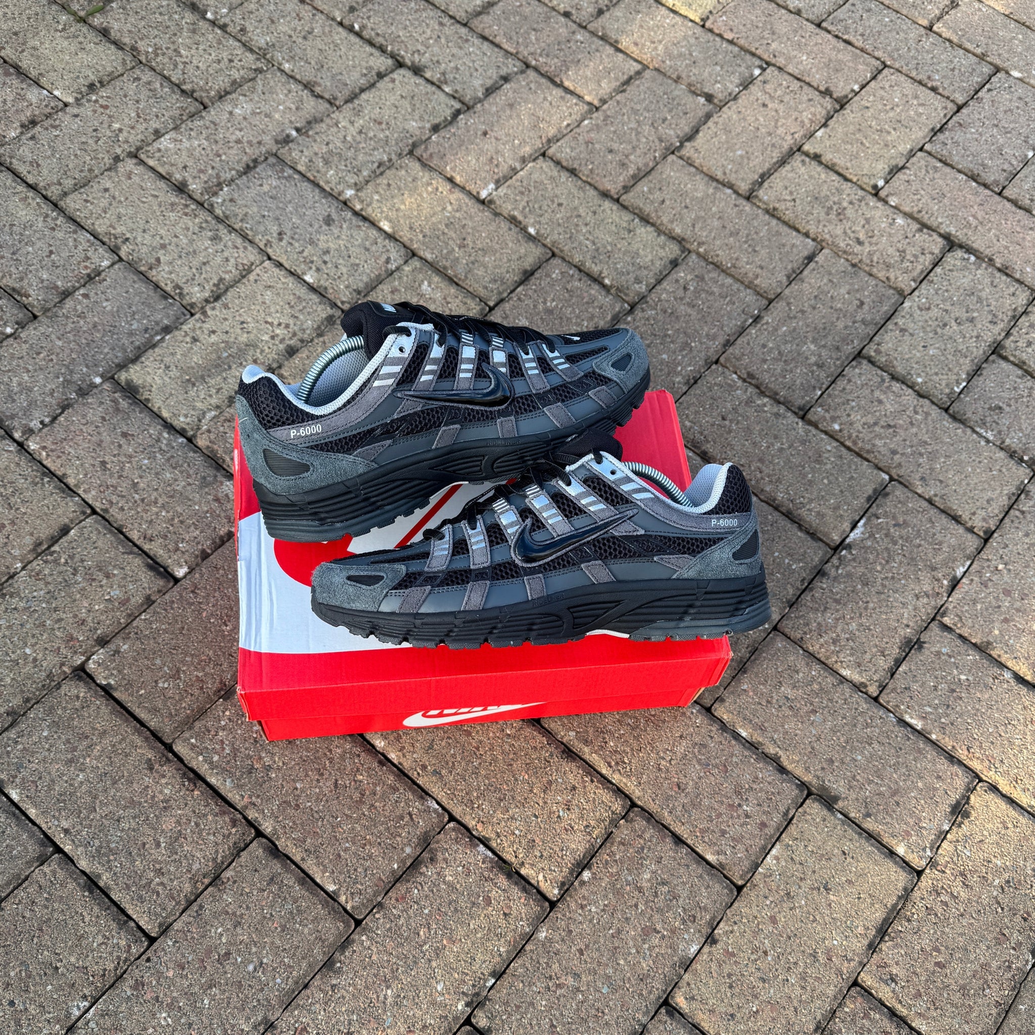 Nike P-6000 'Suede Anthracite Metallic Silver'