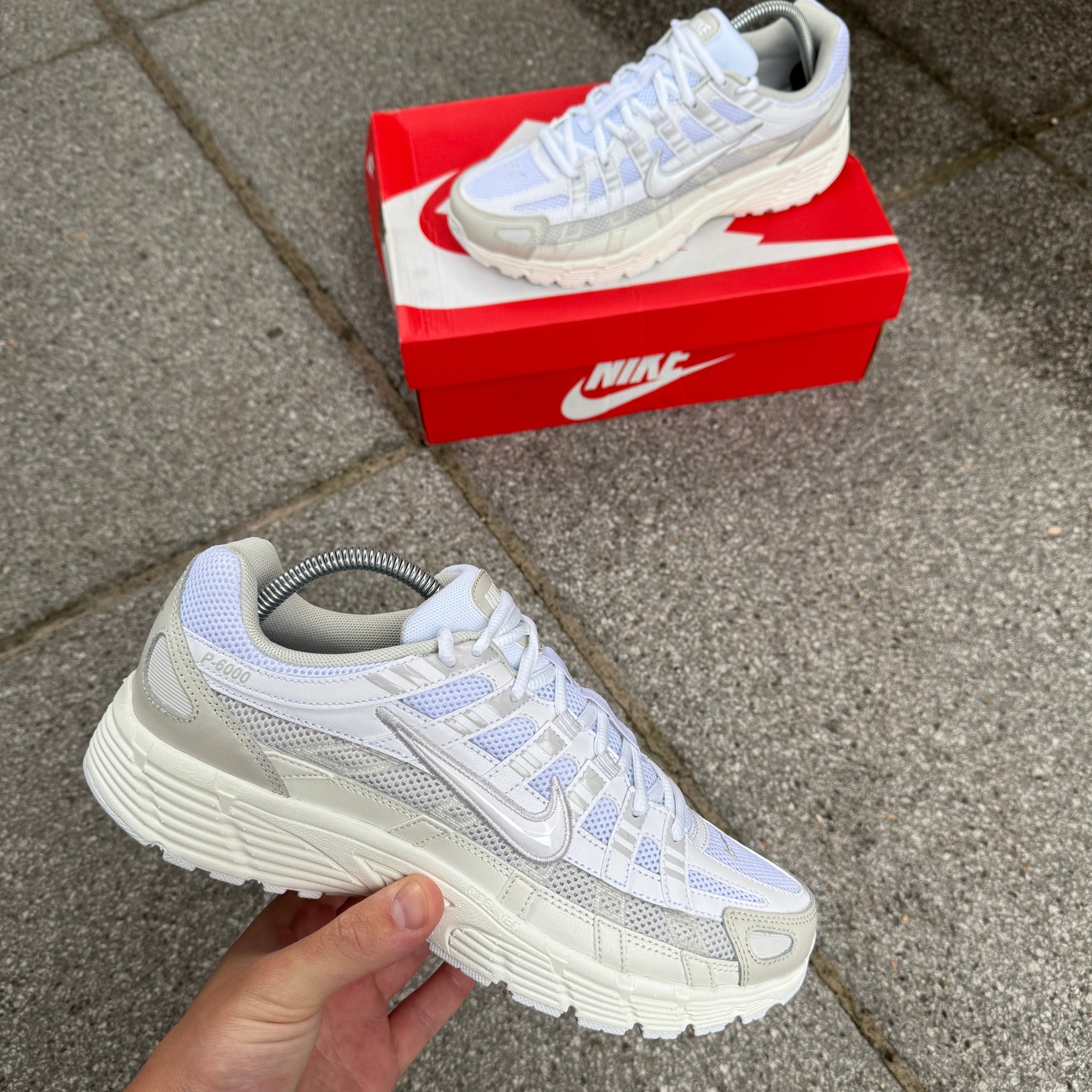 Nike P-6000 'White Sail Vast Grey'