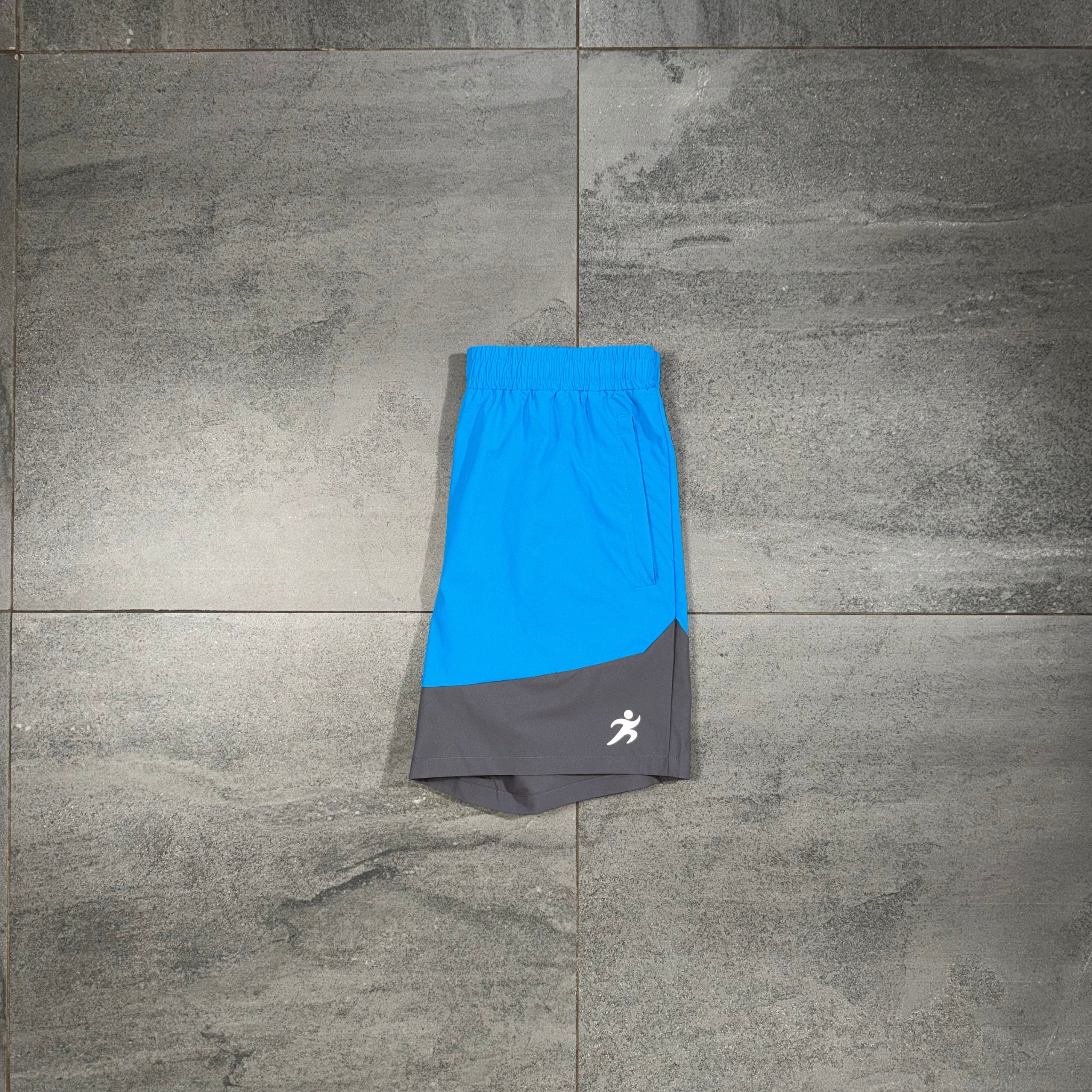 Trivo Two Tone Shorts 'Azure Blue Grey'