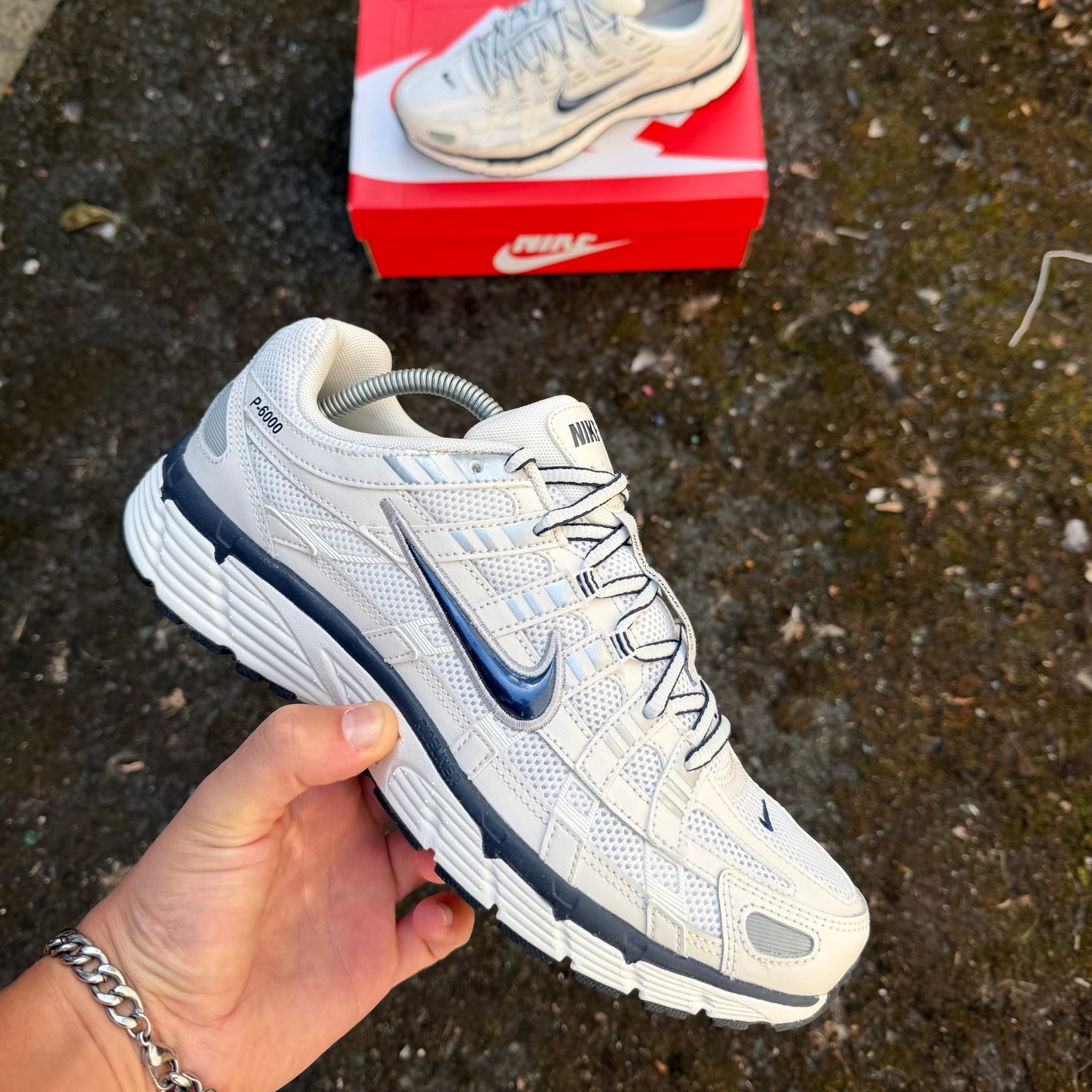 Nike P-6000 'Obsidian Summit White'