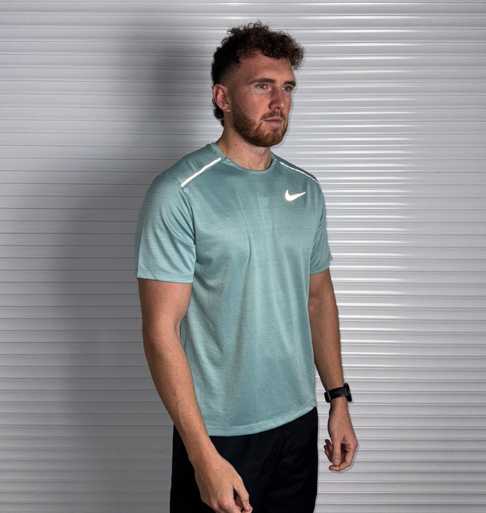 Nike Miler T-Shirt & Flex Stride Short 'Mineral Green/Black'