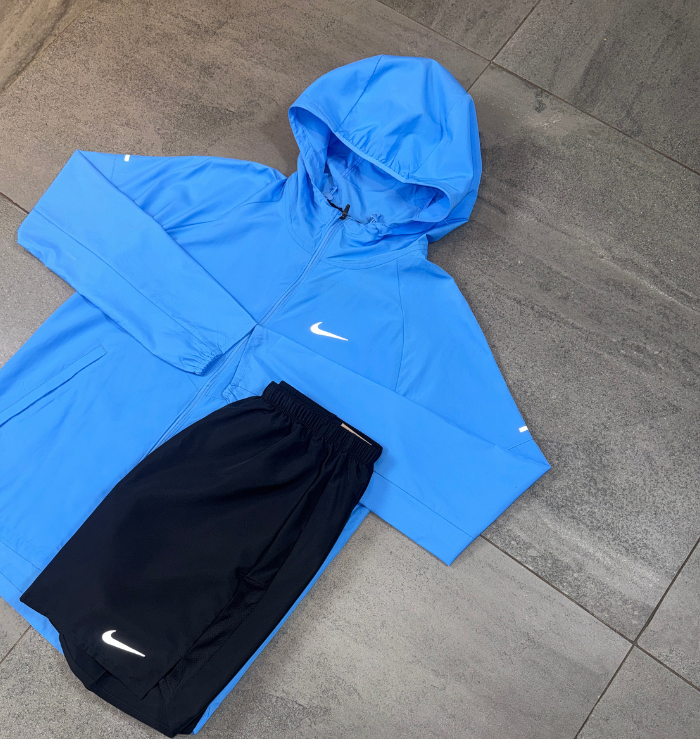 Nike Windrunner & Challenger Short Set 'University Blue/Black'