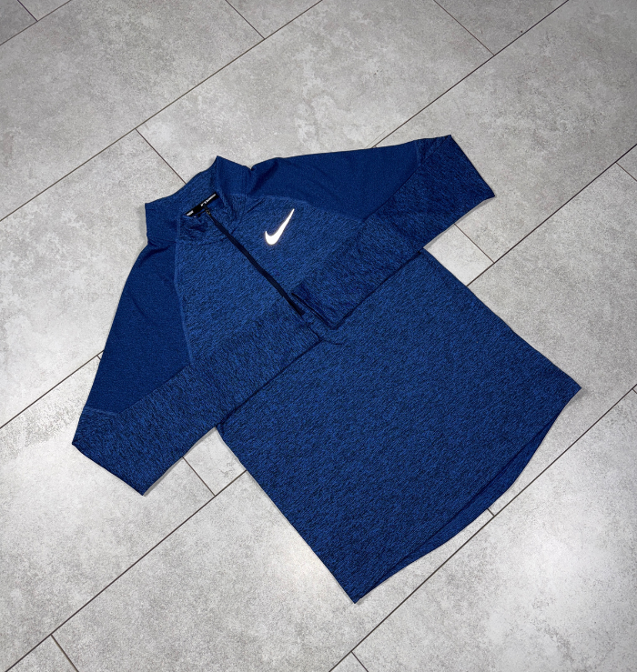 Nike 1/4 Zip Royal Blue Running Top