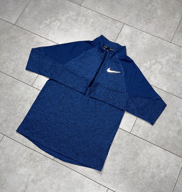 Nike 1/4 Zip Royal Blue Running Top