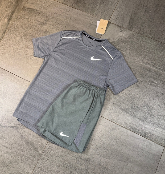 nike jersey shorts grey