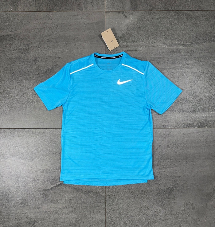 Nike Miler & Challenger Shorts Set 'Baltic Blue/Grey'