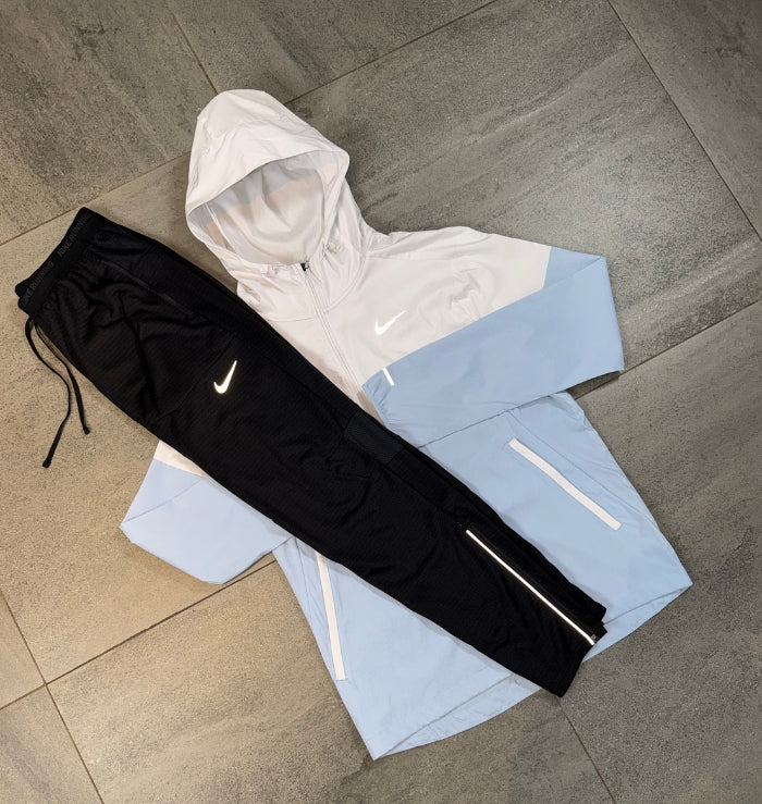 Nike Windrunner & Phenom Pants Set 'Light Armoury Blue/Black'