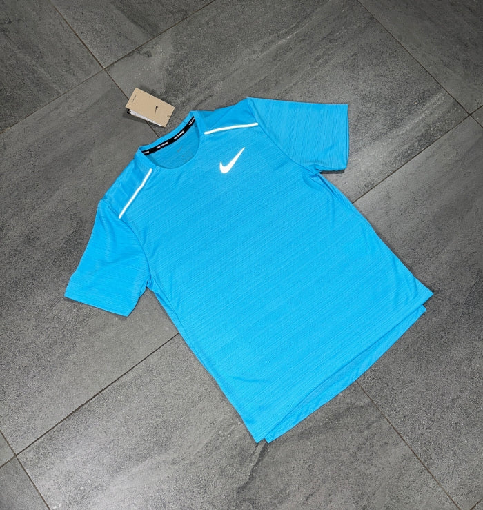 nike miler t shirt ice blue