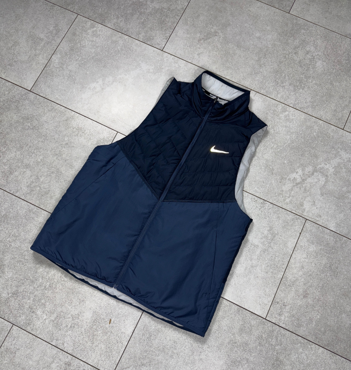 navy nike gilet