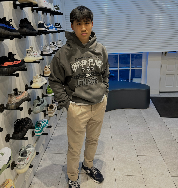 Broken Planet Market Chaos Gunmetal Grey Hoodie