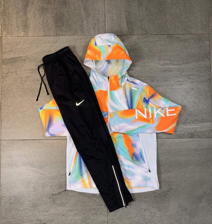 nike multicolor rain jacket