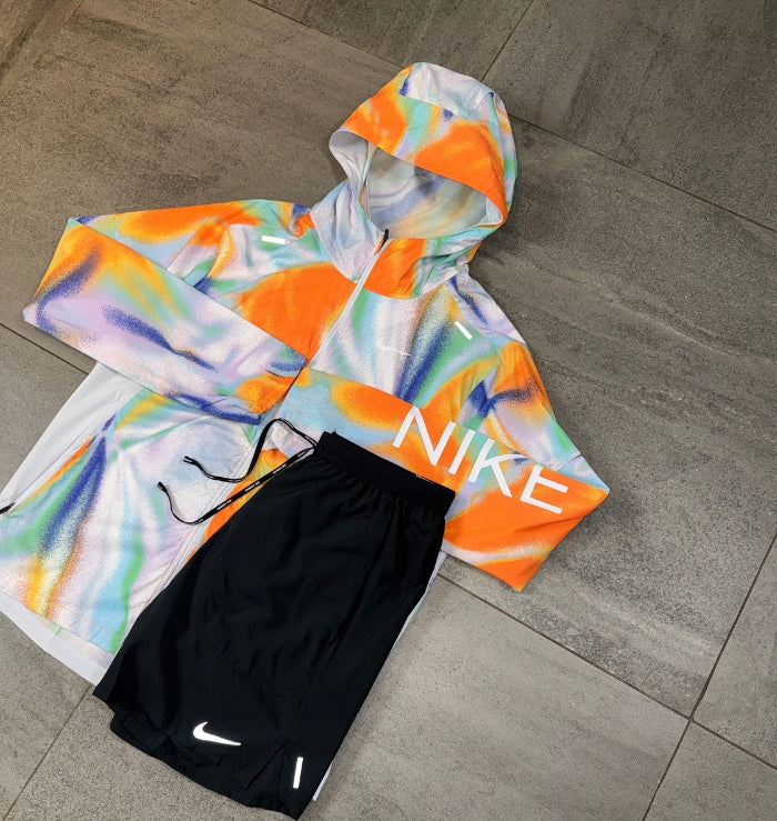 Nike Windrunner & Flex Short Set 'Rainbow/Black'