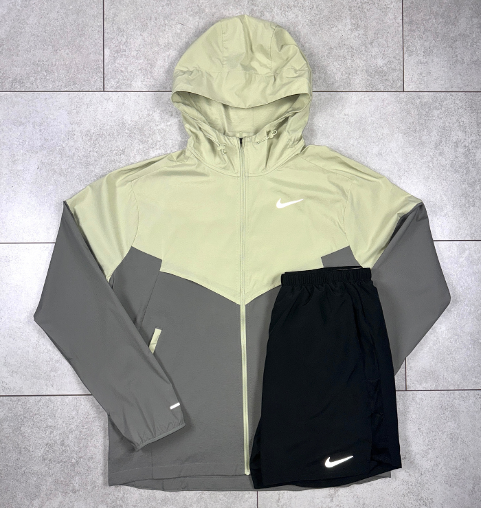 Nike windrunner olive sales