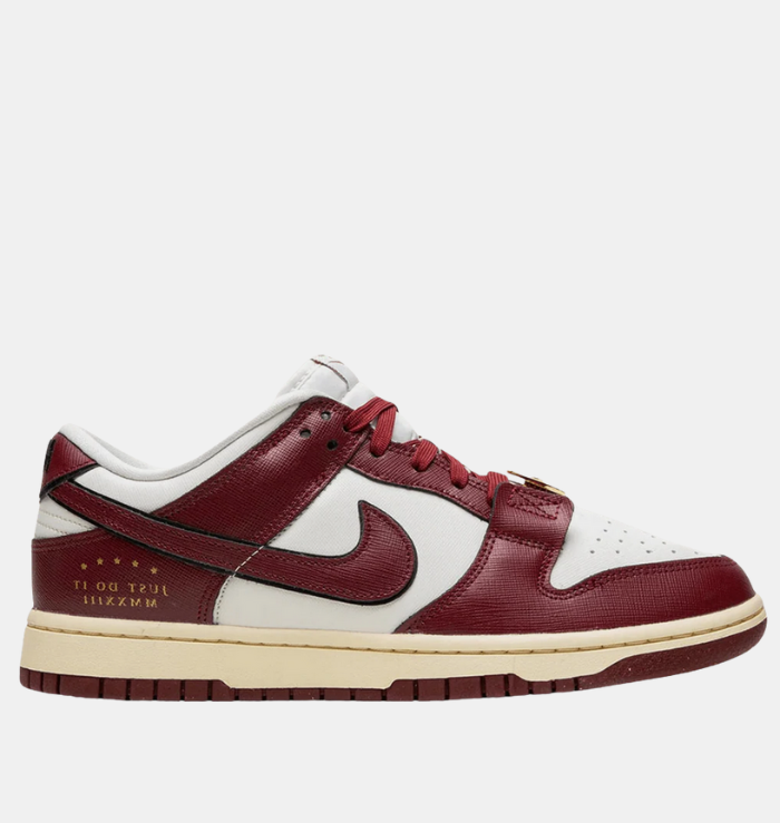 Nike Dunk Low Just Do It Sail Team Red