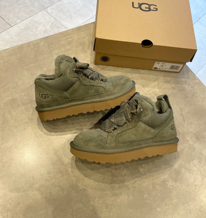 UGG Lowmel Lace Up Trainer Khaki