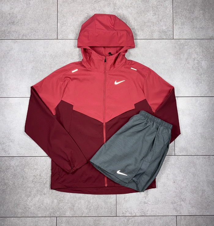 Nike Adobe Windrunner Jacket & Grey Short Set