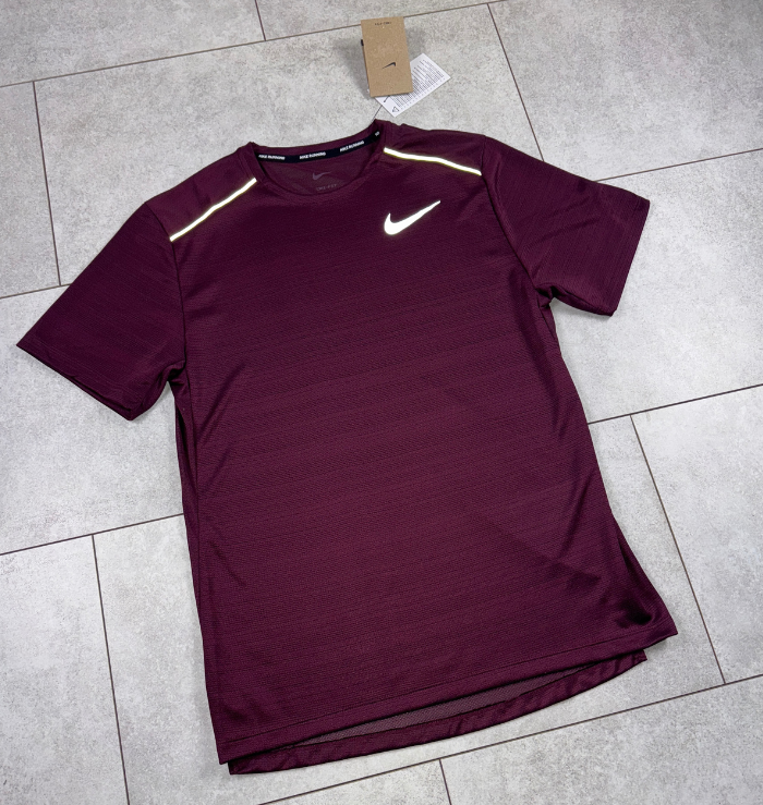 Nike Miler 1.0 Maroon T-Shirt