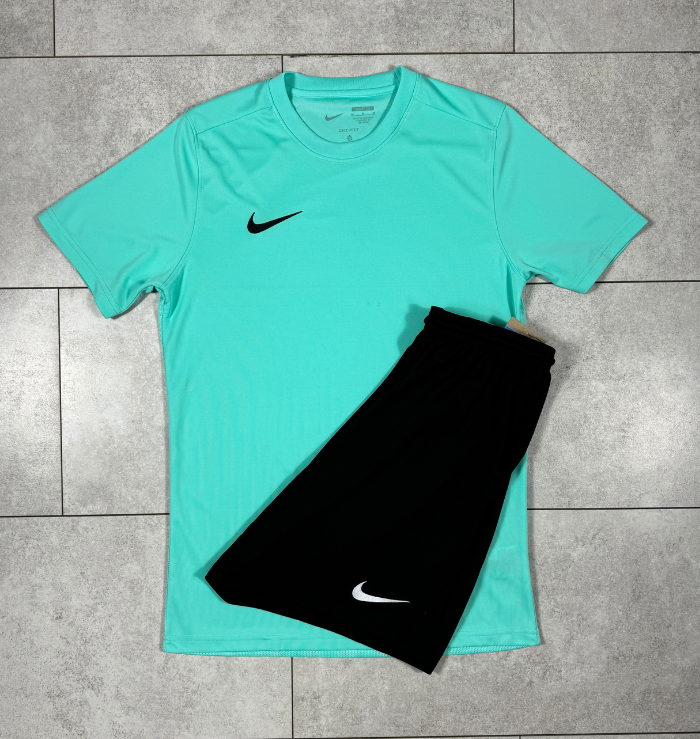 Nike Dri-Fit Turquoise & Black Short Set